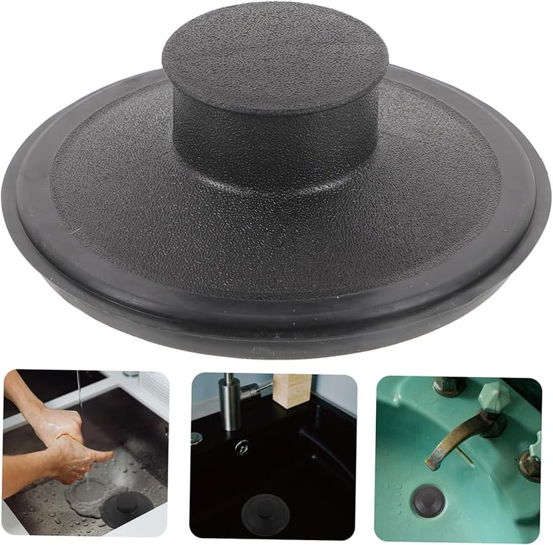 Sturdy Plastic Sink Stopper Drain Cover Waste Seal Ring Easy Install Remove - Image 2